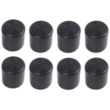 Rubber Piedino per Piedino per Mobili Piedino per Sedia Stampo Piedino 8 Pezzi Nero