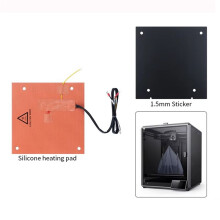 800W 120V/220V Dual Voltage Silicone Heating Pad with 1.5mm Sticker for K1 MAX 3D Printer Replacement Parts
