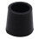 40 Pcs Rubber Cone Shape Desk Feet Protector Chair Leg Tip Pad Black 2