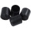 Rubber Möbel Krücke Füße Hocker Stuhl Bein Tip Pad 8Pcs Schwarz 2