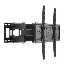 Full Motion TV Wall Mount for Most 32-70 Inch TV Swivel Tilt Mount with Dual Articulating Arm to VESA 600x400mm