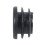 Plastic Round Cap Chair Table Legs Ribbed Tube Insert 22mm Dia 100 Pcs 5
