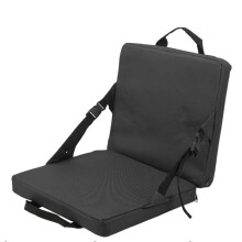 Portable Foldable Chair with Backrest Comfortable Stadium Cushion for Outdoor Camping Beach
