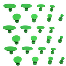 24PCS Green Glue Tabs Dent Puller Removal Tool for Auto Paint-Less Dent Repair Glue Tabs for Car Body Repair Tool