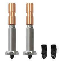 2pcs 0.4MM Integrated Hardened Steel Hotend Detachable Nozzles for Kobra 3 Max Combo with Extra 1PK 0.6MM 0.8MM Nozzle