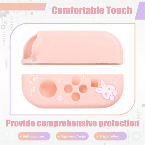 Rabbit Protective Case for  2 Kawaii Cartoon Design Dockable Shell for  2 Console 2