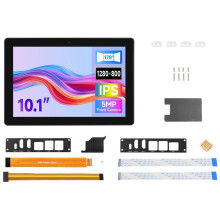 10.1inch Industrial HMI Touch Display for Raspberry Pi 5 1280x800 Industrial Touch Screen with 5MP Front Camera