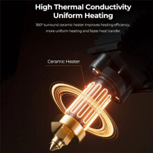 Kit de Bloco de Aquecimento Cerâmico para -5 Max Alta Condutividade Térmica Impressão de Alto Fluxo Resistência A Altas Temperaturas de