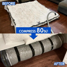 Vacuum Storage Bag for Mattress - Ideal for Memory Foam and Latex to 14 Inches XL