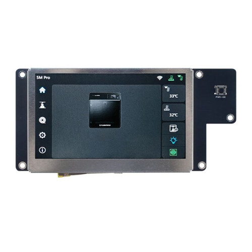 Para Flashfroge Adventure 5M Pro Screen 4,3 Polegadas Touch Screen 3D Printer Parts Monitoramento em Tempo Real de Impressão 3D