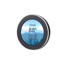 2.1 Inch IPS USB Water-Cooled Screen 480x480 Secondary Display CPU GPU RAM HDD Monitor 360 Rotation for Computer Black