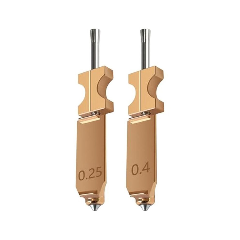 2Pk Upgraded 0.25/0.4Mm Hotend Nozzle For Flashforge Ad5x Quick-Detachable Nozzle Extruder Quick Release Nozzle 6133606719022