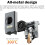 2PK Upgraded 0.25/0.4MM Hotend Nozzle for Flashforge AD5X Quick-Detachable Nozzle Extruder Quick Release Nozzle 5