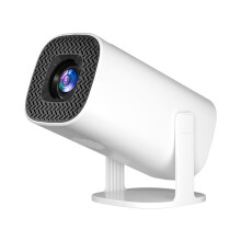 Projetor com Wi-Fi e , Projetor Inteligente Portátil com Rotação de 180, Pequeno Projetor de Filmes 4K Full HD, Plugue UE