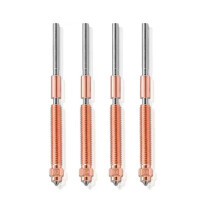 3D Printer Accessories for Nozzle Integrated Quick Release Dual Metal Hardened Steel Nozzle