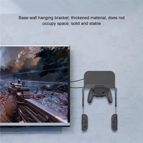 Wall Mounted Storage Rack for   2 Metal Host TV Box Wall Mount Holder Stand with  Hook Support 2
