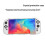Transparent Protective Case for  2 Split Case Cover Anti-Fall Protective Shell Cover Game Console Clear Case 7