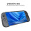 2 Sets TPU Protective Case for   2 Handheld Gaming Console Cover with Integrated Stand 6