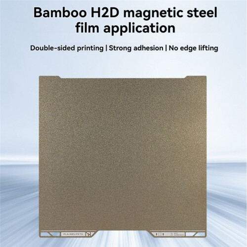 Double-Sided PEI Build Plate Magnetic Sheet Spring Steel Support Double-Sided Printing for  H2D 3D Printer 2