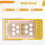 3D Printer Stand for Bitaxe Gamma 601 for Bitaxe  401 Miner Bracket for Bitaxe Gamma 601 Stand Yellow+White 2
