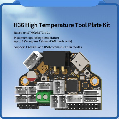 H36 Combo Resistente A Altas Temperaturas Klipper Tool Board Compatível com para Motor de 36mm Integrado TMC2209 H36 Tool Board A 2