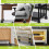 4 Elevadores de Móveis de 4 Polegadas, Elevadores de Cama Resistente para Mesa, Sofá, Cadeira, Armário, Estrutura de Cama, Dormitório 2