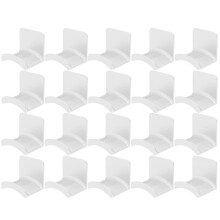 20PCS Universal Adhesive Headphone Stand Wall Desk PC Mount Headset Hanger Holder Damage-Free Easy Installation White