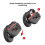 Ergonomic Ancillary Game Grip for  2 Wrist Relief Easy Install & Carry Strap Full Button Access,Gaming Access,A 3