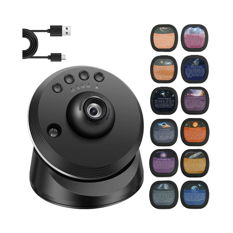 Meteor Projector Hd Projection Star Projector Realistic Starry 360 Rotation Realistic Starry Night Instrument 6031581653211