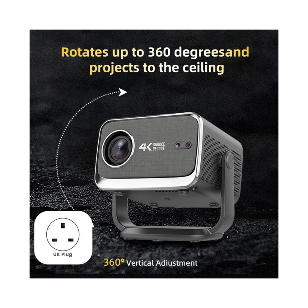 P20 Pro Projector Android 13.0 Wifi6 Full Hd 1080P 4K Led Projector Auto Focus For Theater Proyector Uk Plug 4712166943010