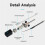 Upgrade Hotend Kit for Ender3 V3/ Hotend Replaceable Nozzle Hardened Steel Hot End Kit 3D Printer Accessories 4