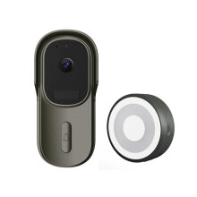 1080P Inteligentny Dzwonek do Drzwi WiFi z Szerokim Kątem Widzenia Tuya  Life APP IP65 Wodoodporny Audiowizualny Domofon 2MP