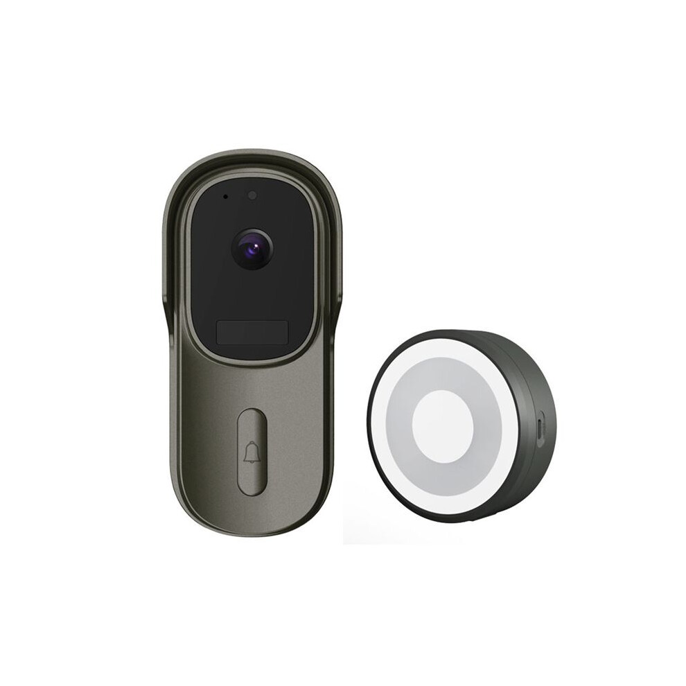 1080P Wifi Doorbell With Wide View Tuya Life App Ip65 Waterproof Audio Video Intercom Doorbell 2Mp 6031969068392