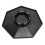 Ensemble de 4 capuchons de moyeu de roue en ABS noir, fixation par clips, protection complète 7