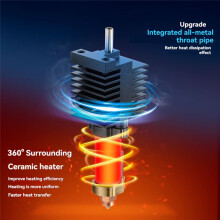 For Ceramic Heating Block Kit Quick-Swap All-Metal Design Enhanced Precision for 3D Printer Accessories
