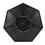 Ensemble de 4 capuchons de moyeu de roue en ABS noir, fixation par clips, protection complète 4