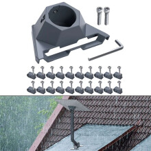 For Starlink Gen 3 Mounting Bracket Base Kit with Tools and Cable Clamp for Starlink Antenna for 32-62mm Pole Pipe