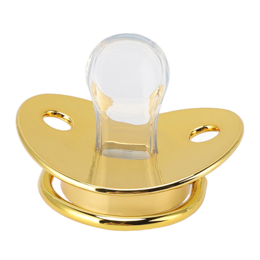 Heart Shape Baby Pacifier with Rhinestones, Soft Silicone, 6-18 Months