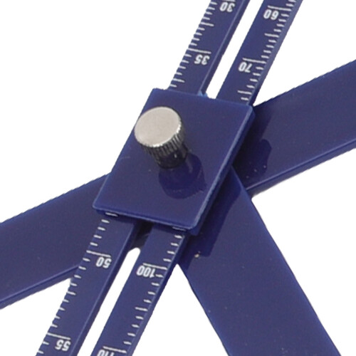 Plastic Multifunctional Corner Angle Finder Protractor 450mm Adjustable 2