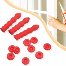 Latex Caulking Nozzle Protector Glass Silicone Sealant Tip Cover Reusable AntiDrying Caulk-Gun Rubber Sleeve