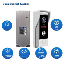 Videodörrklocka Lägenhet Intercom 7 Tum Full Touch Monitor System TUYA WiFi Home Video Intercom Dörrtelefonsats UK-Kontakt