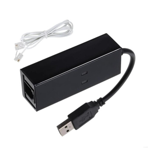 Driver Modem Esterno USB 2.0 56K per Fax 920L con Doppia Porta per Win 7, 8 e 10 XP.