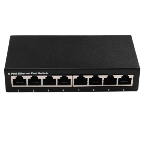 8 Port Gigabit Ethernet  10/100/1000mbps Desktop  Plug-and- EU PLUG