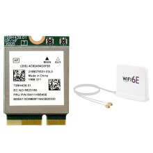 MT7927 WiFi7 Card+WiFi6E Antenna 2.4G/5G/6G Tri-Band 8774M BT5.4 Wireless WiFi Card Gigabit Wireless Network Card A