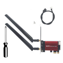 MT7927 WiFi7 Card Dual 8DB Antenna 2.4G/5G/6G Tri-Band 8774M MT7927 Wireless WiFi Card BT5.4 Gigabit Adapter Card
