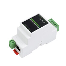 Industriële Seriële Server RS232 Naar Ethernet RJ45 TCP/IP-Converter Rail-Mount POE