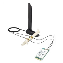 MT7927 Placa WiFi7 2.4G/5G/6G Tri-Band 8774M Placa WiFi Sem Fio BT5.4 Gigabit WiFi 7 Placa Sem Fio M.2 com Antena