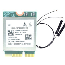 MT7927 Placa WiFi7 2.4G/5G/6G Tri-Band 8774M Placa de Rede Sem Fio BT5.4 Gigabit com Antena Integrada