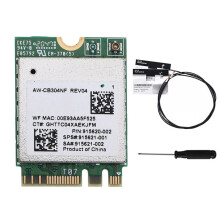 AW-CB304NF RTL8821CE WiFi Card+Antenna 2.4G/5G Dual Band 4.2 433Mbps 802.11AC Laptop IPC Wireless Network Card
