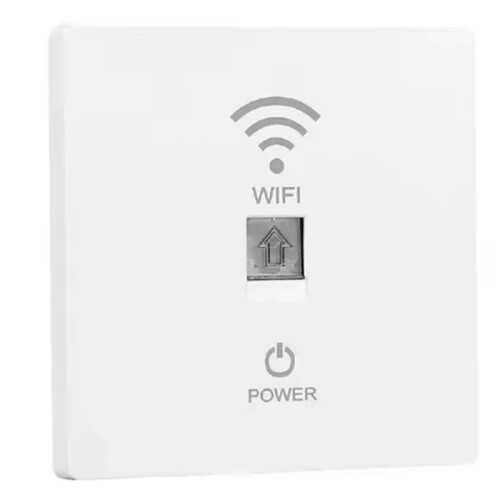 In-Wall WiFi 6 Router Panel 1000Mbps - 86-Type AP with 110V-220V for Whole Home Mesh Network Coverage 1